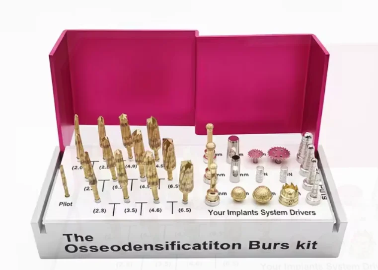 Osseodensification Burs Kit Dental Implant Bone Expansion Surgical Drills