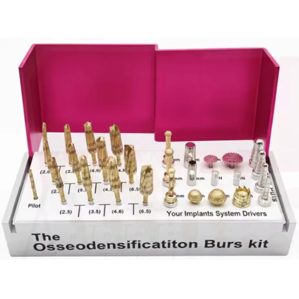 Osseodensification Burs Kit Dental Implant Bone Expansion Surgical Drills