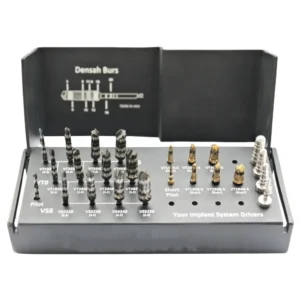 Professional Pearl Black Densah Bur Kit – Advanced Osseodensification Series
