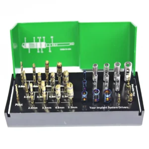 Advanced Osseodensification Drill Set Featuring Trephine and Short Bur System