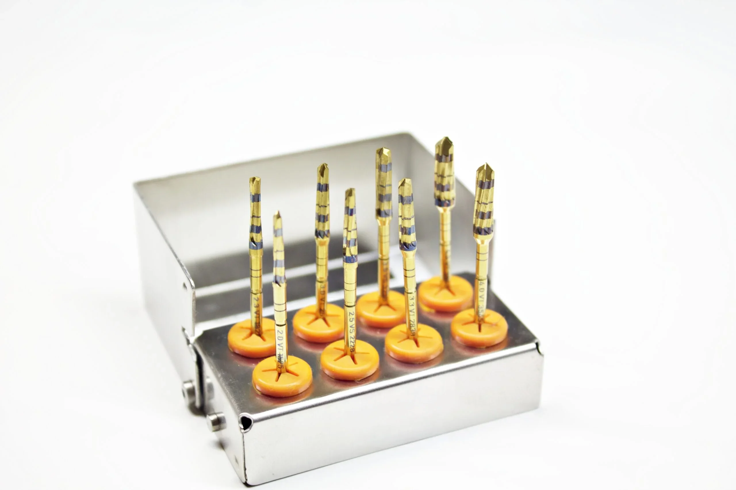 The Universal Densah Bur Kit including Short Densah Burs is the best value for your practice if you use multiple implant systems. The Universal Densah Bur Kit including Short Densah Burs is the best value for your practice if you use multiple implant systems.